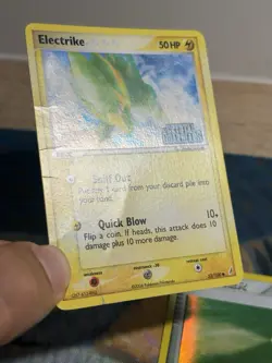 Ex Crystal Guardians Stamped Reverse Holo Vintage 4 Pokemon Cards Lot PL - Image 3