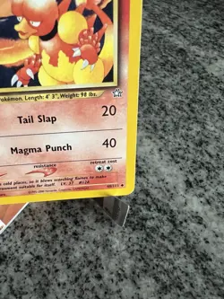 Magmar 1st Edition Neo Genesis Pokemon Card 40/111 Magmar - Image 4