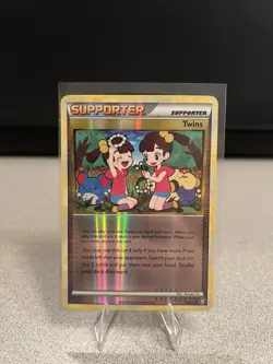 Twins Supporter Trainer Card 89/102 HeartGold SoulSilver Triumphant - Image 1