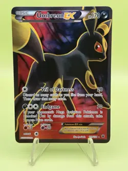 Pokemon Card - Umbreon EX #119/124 XY Fates Collide Full Art Rare MP - Image 1