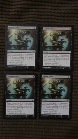 Magic: the Gathering / MtG Tainted Strike x4 Scars of Mirrodin - Image 1