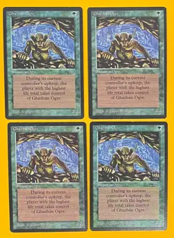 MTG GHAZBAN OGRE (x4) Arabian Nights (OldManMTG 007-610) - Image 1