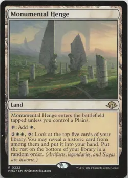 Monumental Henge R Modern Horizons 3 222 - LP MTG - Image 1