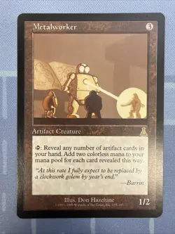 Metalworker - Urza's Destiny - Magic: The Gathering Vintage 1999 WOTC RARE - Image 1