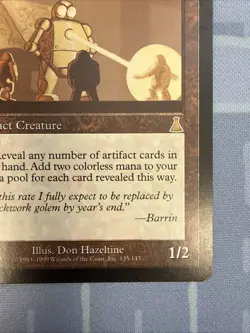 Metalworker - Urza's Destiny - Magic: The Gathering Vintage 1999 WOTC RARE - Image 4