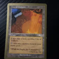 🔮 MTG: City of Traitors World Championship Decks Gold Border LP- Near mint - Image 1