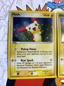 Pokemon TCG Plusle And Minun 6/12 Holo Pair EX Delta Species 2006 Lot NM - Image 3
