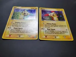 Pokemon TCG Plusle And Minun 6/12 Holo Pair EX Delta Species 2006 Lot - Image 2