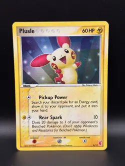 Pokemon TCG Plusle And Minun 6/12 Holo Pair EX Delta Species 2006 Lot LP - Image 5