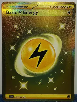 Pokemon Hyper Rare Energy Cards Set Of 5. Lightning, Psychic, Fire, Water, Grass - Image 2