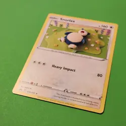 Snorlax 109/159 NM Rare Asaka Ito Crochet Art 2023 Pokemon Crown Zenith Card - Image 2
