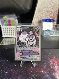 Pokemon TCG Houndstone Mega Evolution Base 145/132 Full Art Rare NM Condition - Image 1