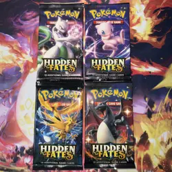Pokemon Hidden Fates Booster Pack Complete Set - Image 1