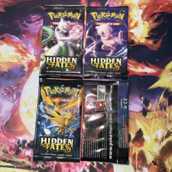 Pokemon Hidden Fates Booster Pack Complete Set - Image 5