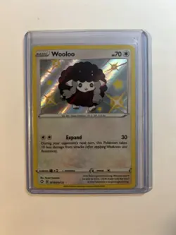 Wooloo - SV103/SV122 - Pokemon Shining Fates Sword Shield Shiny Rare Card NM - Image 1