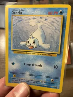 Otaria French Pokemon 1999 Vintage Base Set TCG Single Card - Image 1