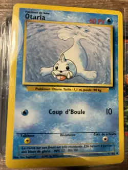 Otaria French Pokemon 1999 Vintage Base Set TCG Single Card - Image 2