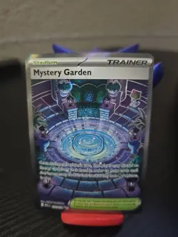 Pokemon TCG Mystery Garden Trainer Holo Card Mega Evolution 172/132 NM Condition - Image 1