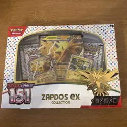 Pokemon TCG Scarlet & Violet 151 Zapdos ex Collection Box - Sealed - Image 1