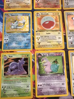 Vintage Pokemon Holo Rare 1st Edition Lot Base Set Jungle Muk Electrode WOTC - Image 2