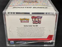 Pokemon 151 SV3.5 Booster Bundle Display Factory Sealed Case W/Acrylic Case - Image 3
