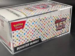 Pokemon 151 SV3.5 Booster Bundle Display Factory Sealed Case W/Acrylic Case - Image 4