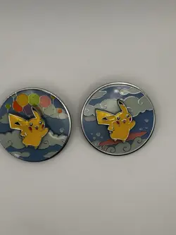 Official Pokemon Flying & Surfing Pikachu Celebrations Pin 2021 [X1 PIN] - Image 1