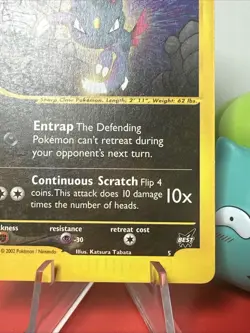 Pokemon TCG Rocket's Sneasel Best of Game 5/9 Regular Promo Promo - Image 4