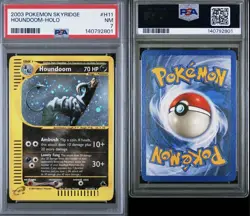 PSA 7 *NEW CERT* 2003 POKEMON SKYRIDGE #H11 HOUNDOOM-HOLO - Image 3
