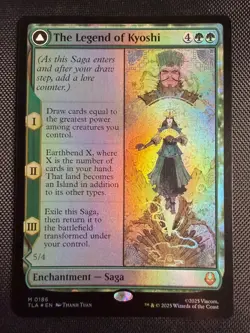 MTG The Legend of Kyoshi Foil M 0186 Avatar The Last Airbender TLA NM - Image 1