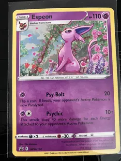 Espeon SWSH174 SWSH: Sword & Shield Promo Cards Holo - Image 1