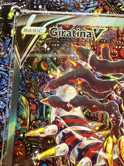 Giratina V (Alternate Full Art) 186/196 Pokemon Lost Origin English NM + Display - Image 4
