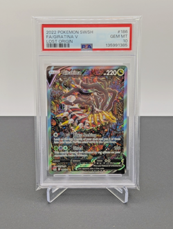 PSA 10 Giratina V (Alternate Full Art) 186/196 Pokemon Swsh11: Lost Origin - Image 1