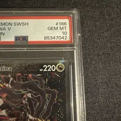 Giratina V (Alternate Full Art) 186/196 Swsh11: Lost Origin Pokemon PSA 10 - Image 3