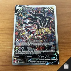 Giratina V 186/196 Lost Origin Pokemon Alternate Full Art Holo Card Brazilian MP - Image 3