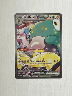 Iono's Bellibolt EX 183/159 SV09 Journey Together Pokemon TCG Card - Image 1