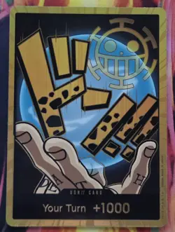 One Piece CCG Trafalgar Law 'DON!!' Card Gold English NM PRB01 The Best Vol. 1 - Image 1