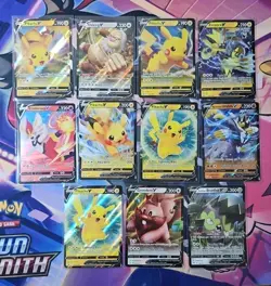 Lot Of 11 Pokemon Cards V NM English TCG Authentic - Lot 9 - Image 1