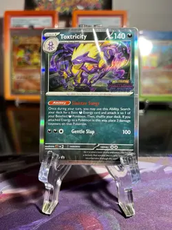 Toxtricity MEP017. Phantasmal Flames Pokemon TCG Prerelease Promo Sealed Cards - Image 1