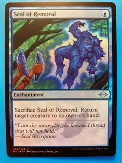 MTG 1x FOIL Seal of Removal 269 Modern Horizon 2 Magic the Gathering Card x1 NM - Image 1
