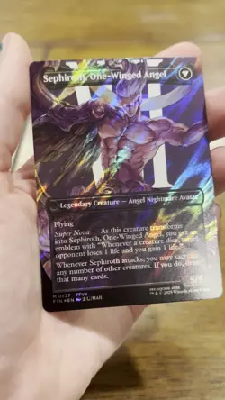 Sephiroth, Fabled SOLDIER (Borderless) (Surge Foil) Final Fantasy Foil - Image 2