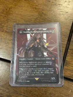 Sephiroth, Fabled SOLDIER (Borderless) (Surge Foil) Final Fantasy Foil - Image 3