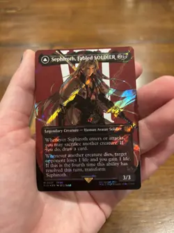 Sephiroth, Fabled SOLDIER (Borderless) (Surge Foil) Final Fantasy Foil - Image 4