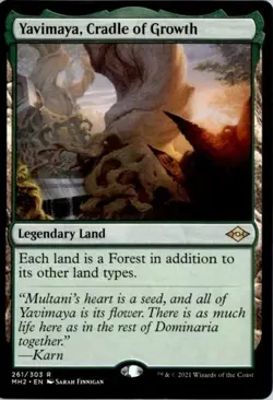 Yavimaya, Cradle of Growth Modern Horizons 2 MH2 Normal NM - Image 1