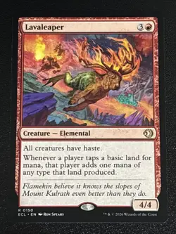 MTG Lorwyn Eclipsed Lavaleaper 0150 NM Rare - Image 1