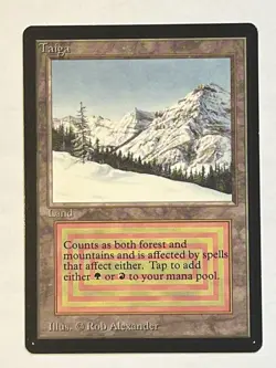 MTG Beta Taiga Nm Dual land - Image 1