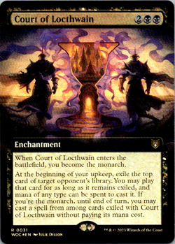 Court of Locthwain (Extended Art Foil) #31 || MTG - Wilds of Eldraine || 2023 - Image 1