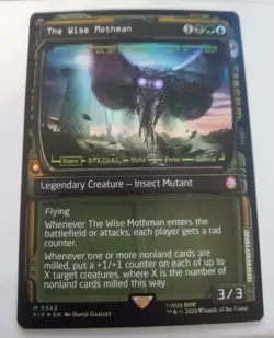 Foil Magic The Gathering The Wise Mothman Showcase Universes Beyond: Fallout LP - Image 2