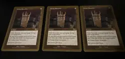 Grim Monolith Lot 3 MTG 1999 World Championship Gold Border Magic The Gathering - Image 1