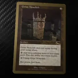 Grim Monolith Lot 3 MTG 1999 World Championship Gold Border Magic The Gathering - Image 2